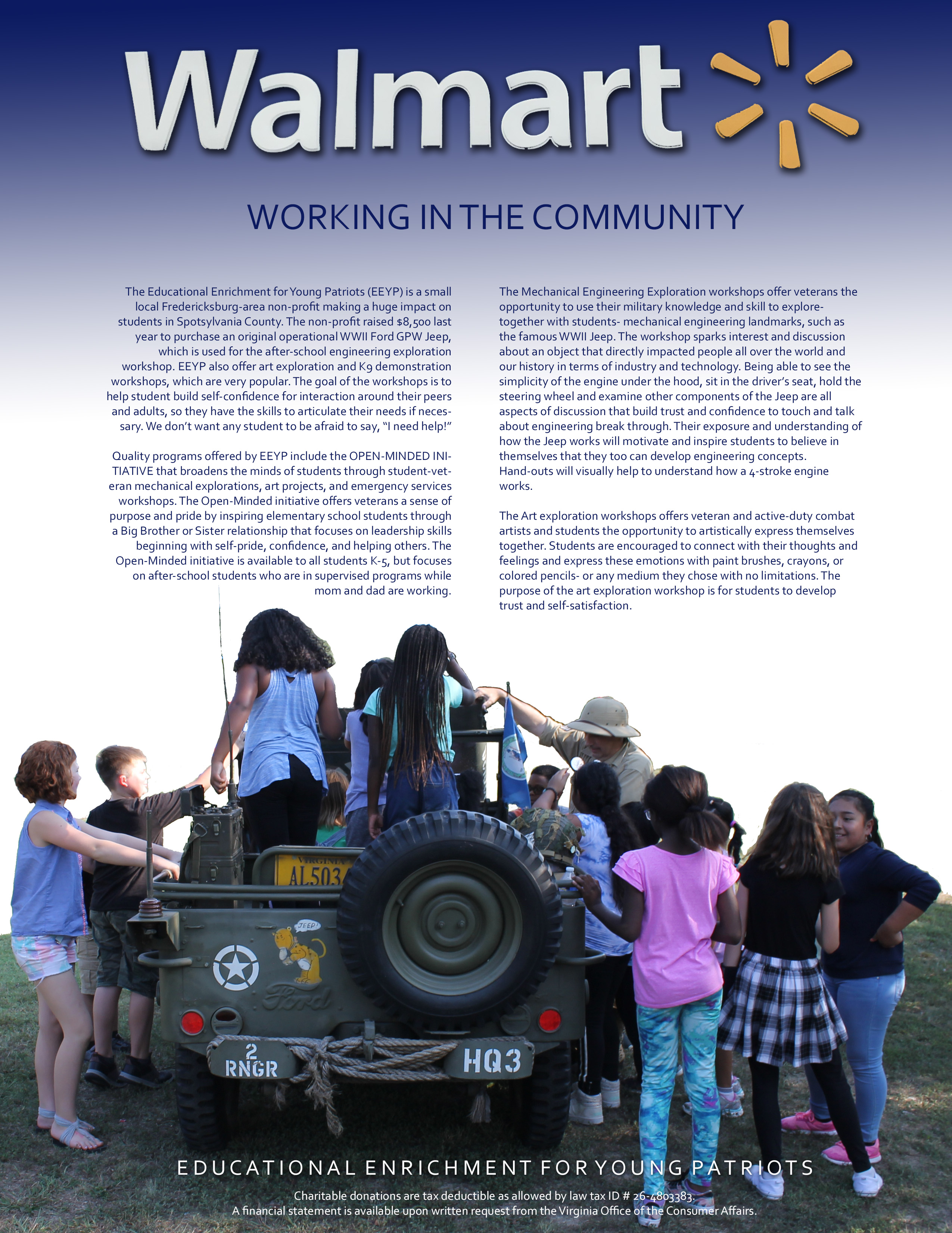 Wal-Mart Suppporting the Community